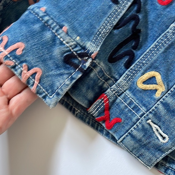 GREY Jason Wu Scribbled Denim Jacket 6 - Picture 7 of 10